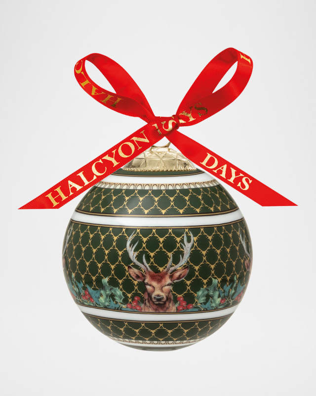 Antler Trellis Stag Ornament